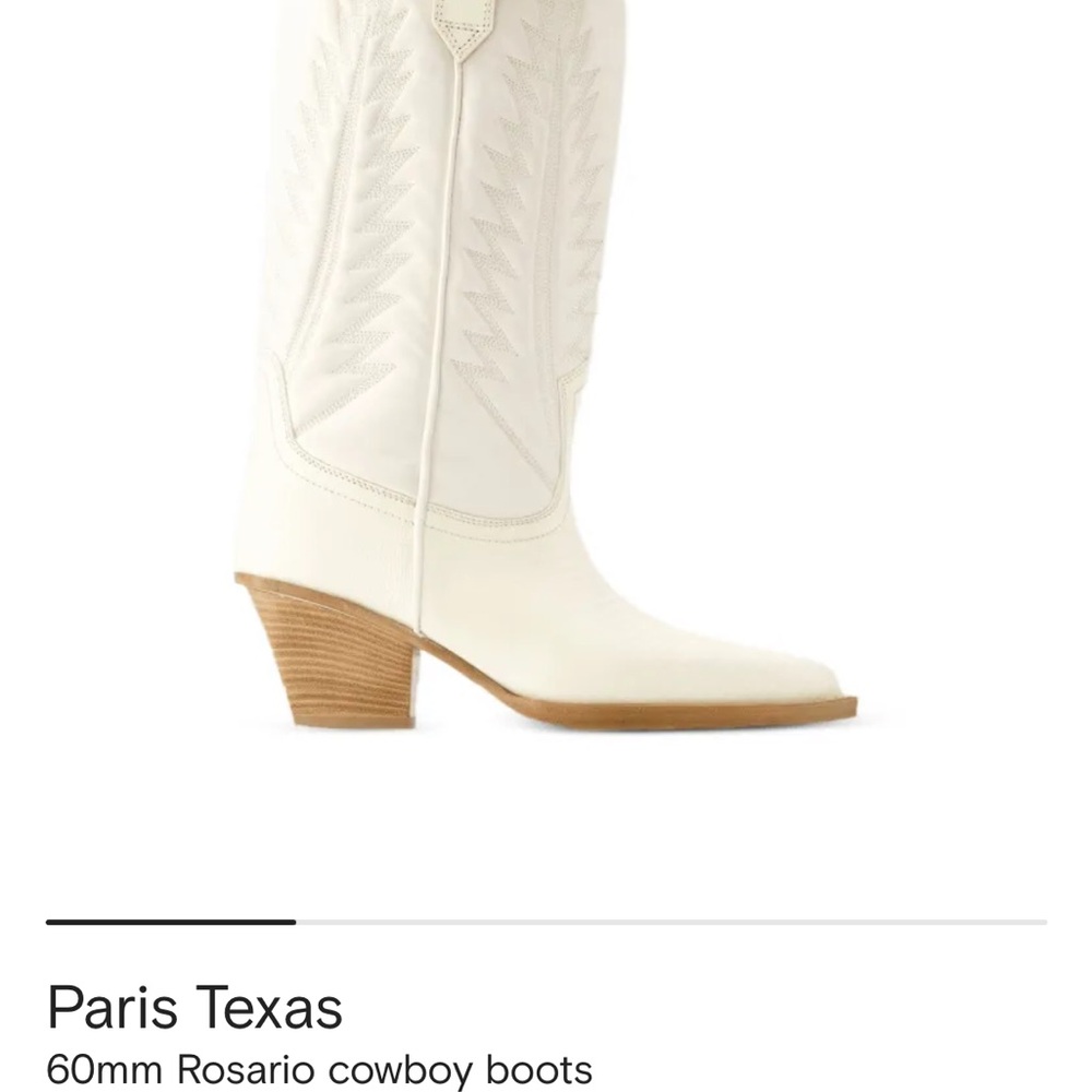 Paris Texas Cream Heeled Cowboy Boots
Brand new, never worn!!